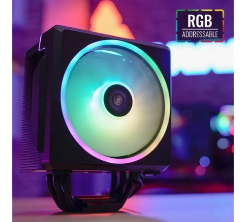 Кулер для процессора AeroCool Cylon 4F WH ARGB PWM 4P