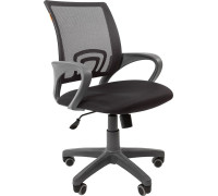 Кресло CHAIRMAN 696 grey серый/черный