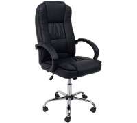 Офисное кресло AksHome Bill Eco кожзам, черный