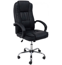 Офисное кресло AksHome Bill Eco кожзам, черный