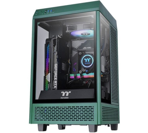 Корпус Thermaltake The Tower 100 Mini Racing Green CA-1R3-00SCWN-00