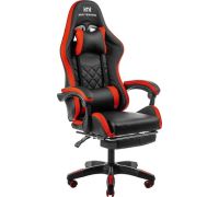 Игровое геймерское кресло Mio Tesoro Норманн 8011 черный/красный