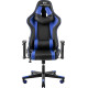 Игровое геймерское кресло Mio Tesoro Winner 8051 черный/синий