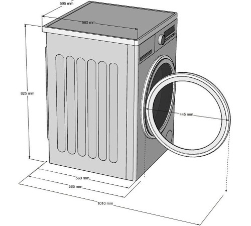 Стиральная машина Korting KWMI 14IS94