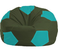 Кресло-мешок Flagman Мяч Стандарт М1.1-58 темно-оливковый/бирюзовый