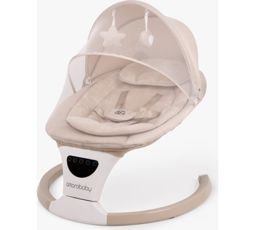 Детские шезлонги и качалки Amarobaby Teddy Swing AB24-22TED/03 бежевый