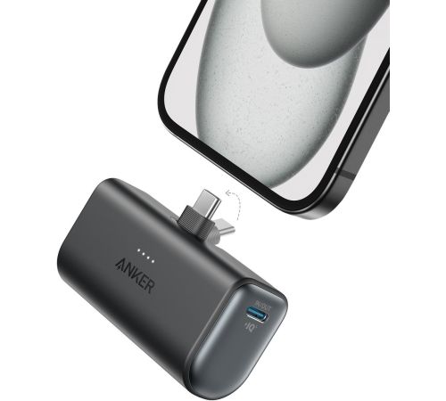 Внешний аккумулятор Anker Nano A1653 22.5W 5000mAh черный