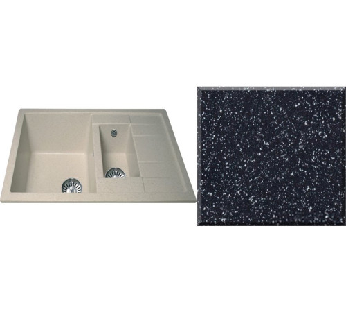 Кухонная мойка Ulgran U-205 черный