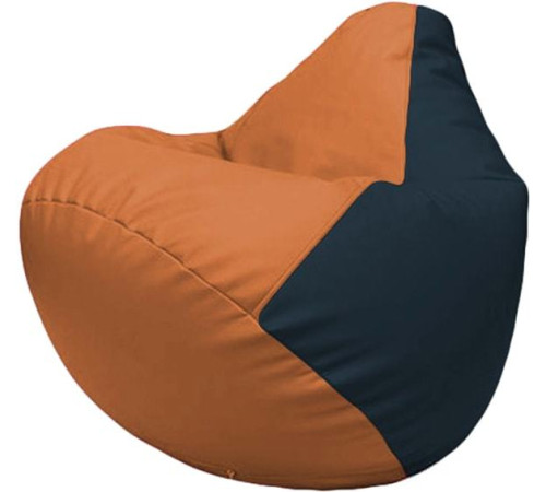Кресло-мешок Flagman Груша Макси Г2.3-2015 оранжевый/синий