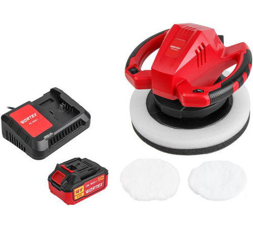 Эксцентриковая шлифмашина Wortex CPM 2518 E ALL1 1334508 с 1-им АКБ