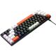 Клавиатура R8 1038 Wired Mechanical черный/белый/оранжевый