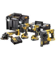 DeWalt DCK422P3T шуруповерт, винтоверт, болгарка, перфоратор, 3 АКБ, кейс