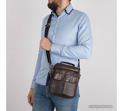 Сумка Poshete 196-1418-6M-DBW коричневый