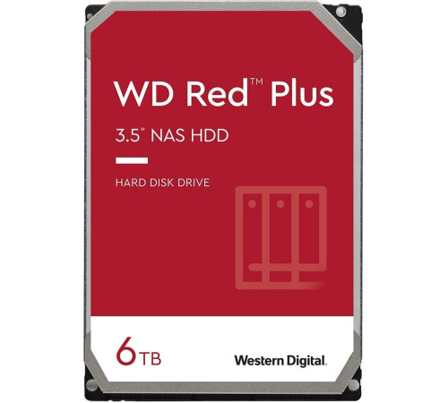 Жесткий диск WD Red Plus 6TB WD60EFPX