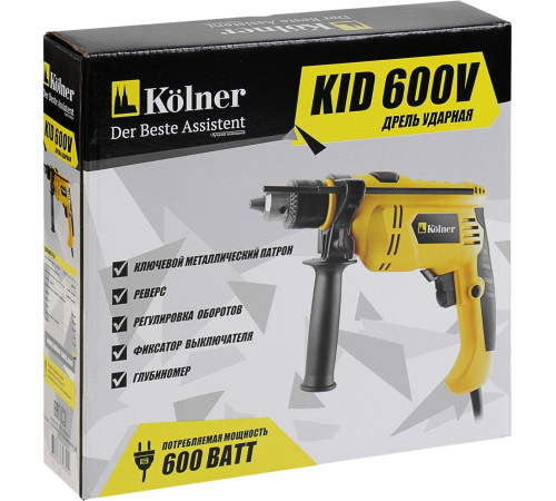 Ударная дрель Kolner KID 600V