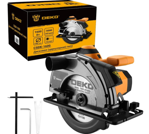 Дисковая циркулярная пила Deko CSDK-1600 085-1151
