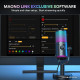 Проводной микрофон Maono DM30 RGB черный
