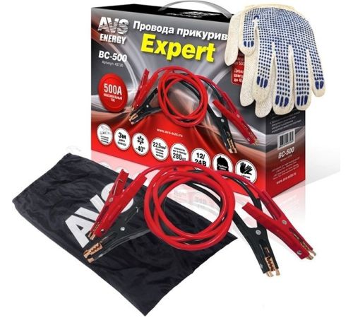Пусковые провода AVS Expert BC-500