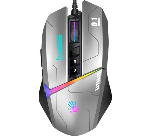 Игровая мышь A4Tech Bloody W60 Max серый