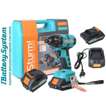 Винтоверт Sturm CD300H с 2-мя АКБ, кейс