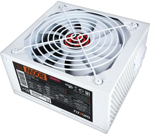 Блок питания Ginzzu PC800 белый