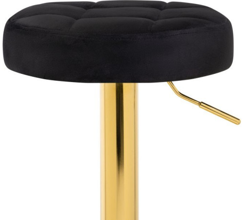 Табурет Woodville Marun черный/золотой