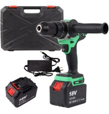 Ударная дрель-шуруповерт Zitrek Green Impact 18V 063-4046 с 2-мя АКБ, кейс