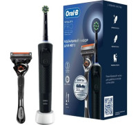 Электрическая зубная щетка Oral-B Vitality Pro X Clean с бритвой Gillette Fusion 5 черный