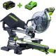 Торцовочная пила Greenworks GD24MS216K4 1501707UB с 1-им АКБ