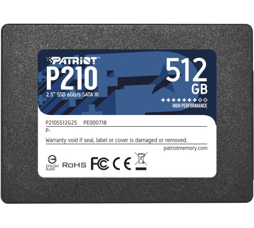 SSD Patriot P210 512GB P210S512G25