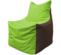 Кресло-мешок Flagman Фокс Ф2.1-165 салатовый/коричневый