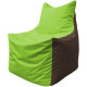 Кресло-мешок Flagman Фокс Ф2.1-165 салатовый/коричневый