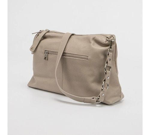 Женская сумка Poshete 845-SJ7530OL-LCF светлый кофейный