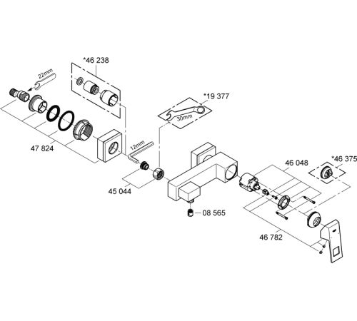 Смеситель  Grohe Eurocube 23145000