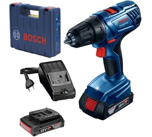 Дрель-шуруповерт Bosch GSR 180-LI Professional 06019F8109 с 2-мя АКБ, кейс