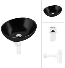 Умывальник Lauter 21652-A + клапан 21190W + сифон 21635W белый матовый