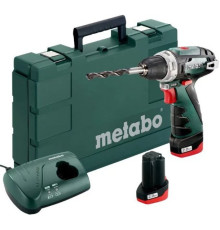 Дрель-шуруповерт Metabo PowerMaxx BS Basic 600080500 с 2-мя АКБ 2 Ah
