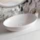 Умывальник Belux Алекс 700 Эллипс 18, белый матовый/Solid Surface