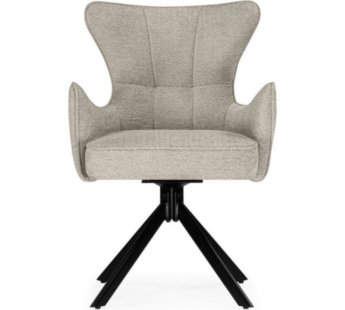 Стул с подлокотниками Woodville Atlanta поворотный бежевый/черный