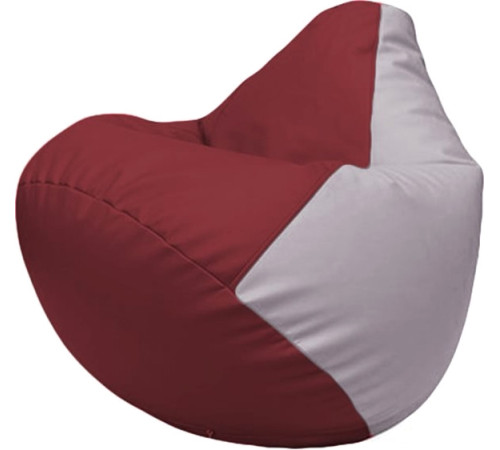 Кресло-мешок Flagman Груша Макси Г2.3-2125 бордовый/сиреневый