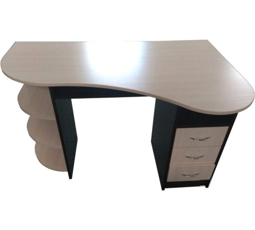 Стол Компас мебель КС-003-06 венге темный/дуб молочный