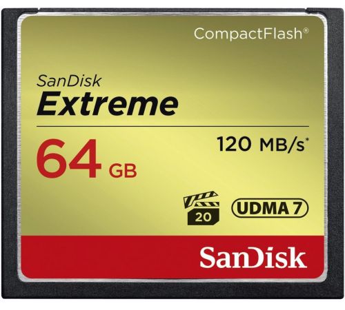Карта памяти SanDisk Extreme CompactFlash 64GB [SDCFXSB-064G-G46]