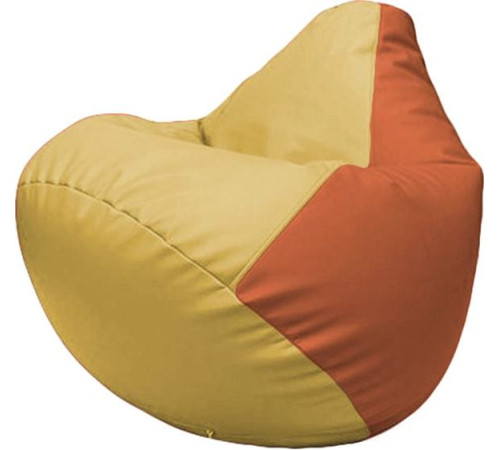 Кресло-мешок Flagman Груша Макси Г2.3-0823 охра/оранжевый