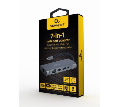 Док-станция Cablexpert A-CM-COMBO7-01
