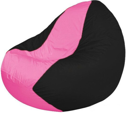 Кресло-мешок Flagman Classic К2.1-243 черный/розовый