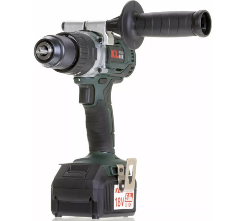 Ударная дрель-шуруповерт KLPRO KLDM18B-50 с 2-мя АКБ, кейс