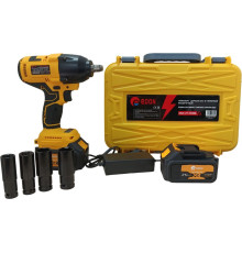 Гайковерт Edon AAW-21/600BL с 2-мя АКБ, кейс, набор оснастки