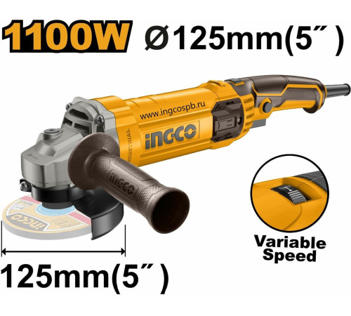Угловая шлифмашина Ingco AG1100385
