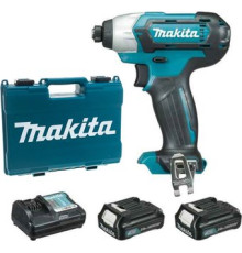 Винтоверт Makita TD110DWAE с 2-мя АКБ, кейс