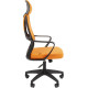 Офисное кресло CHAIRMAN CH636 ткань, черный пластик/оранжевый